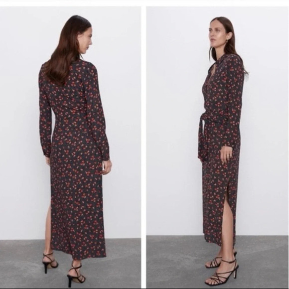 Zara Poppy Midi Wrap Dress - Picture 4 of 14